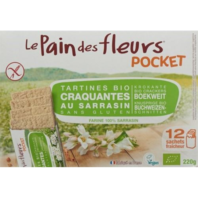 Seed bread buckwheat Organic gluten-free (12 Pocket Packs) 300 g