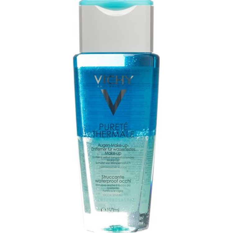 Vichy Pureté terminis akių makiažo valiklis vandeniui atsparus 150 ml