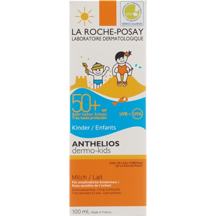 La Roche Posay Anthélios Dermokids பால் 50+ 100ml