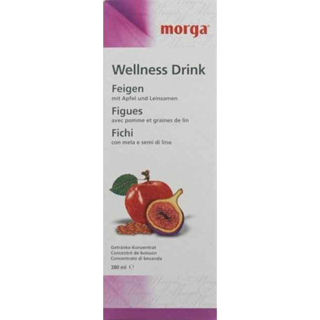 MORGA sveikatingumo gėrimas figos 380 ml