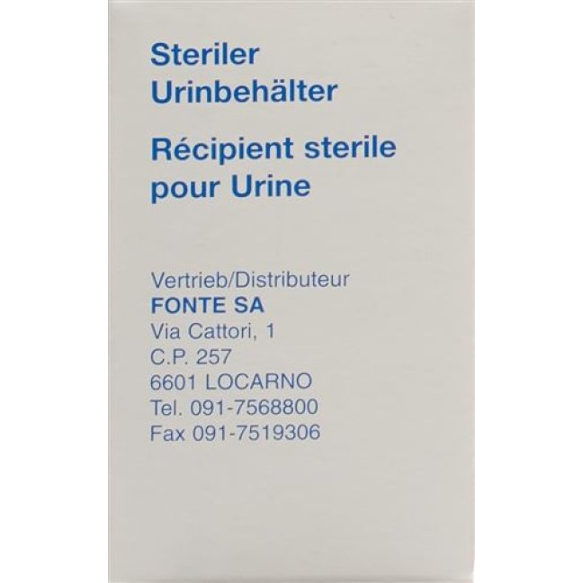 FONTE Urinbehälter 60ml steril