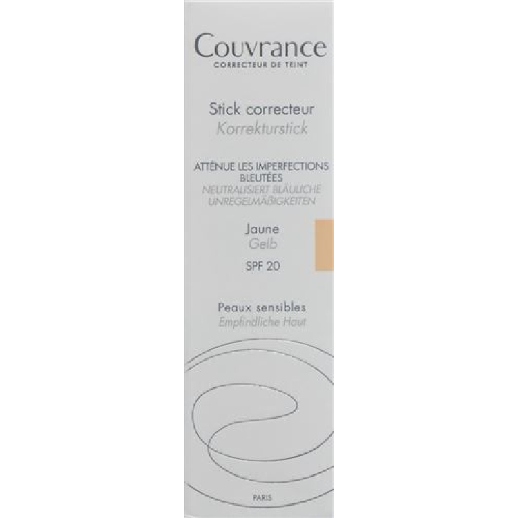 Avene Couvrance correctie stick geel 3 gr