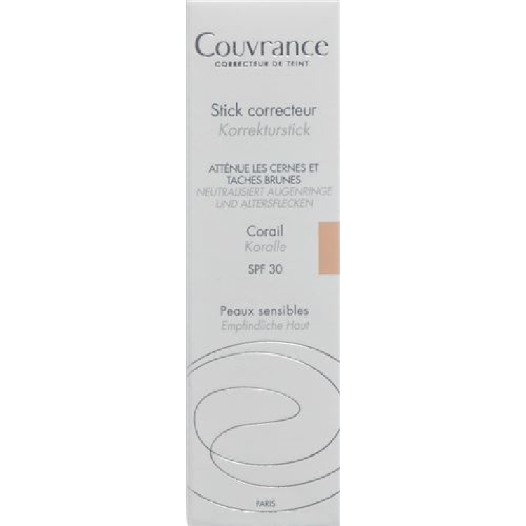 Avene Couvrance მაკორექტირებელი ჯოხი მარჯანი 3 გრ