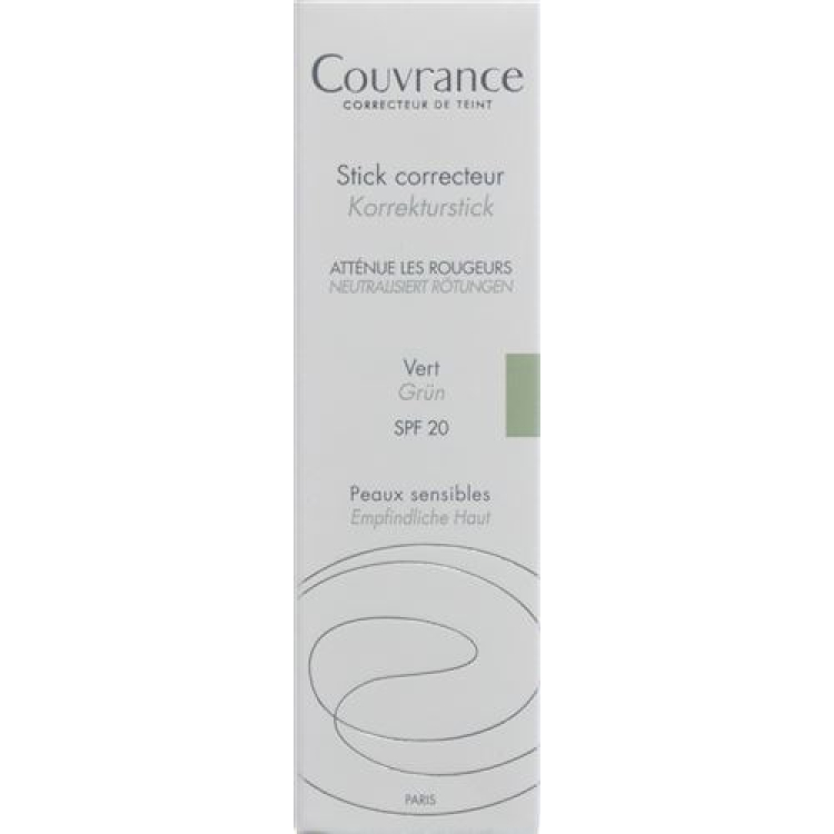 Avene Couvrance стик для корекції зелений 3 г