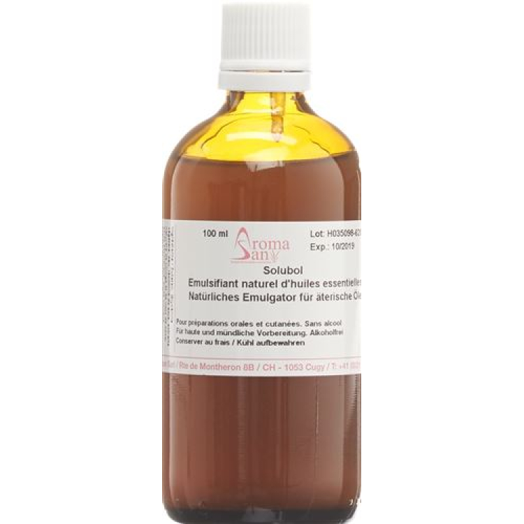 Solubol emulsificante natural para óleos essenciais 100 ml