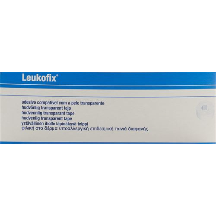 LEUKOFIX häftgips 9,2mx2,5cm transp 12 st