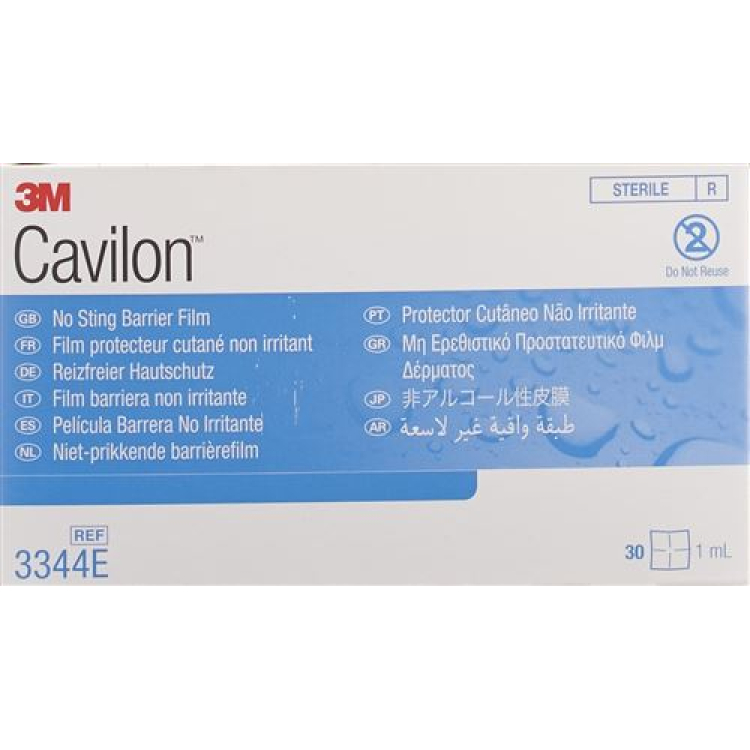 Toalhetes 3M Cavilon No Sting para proteção da pele 30 unid.