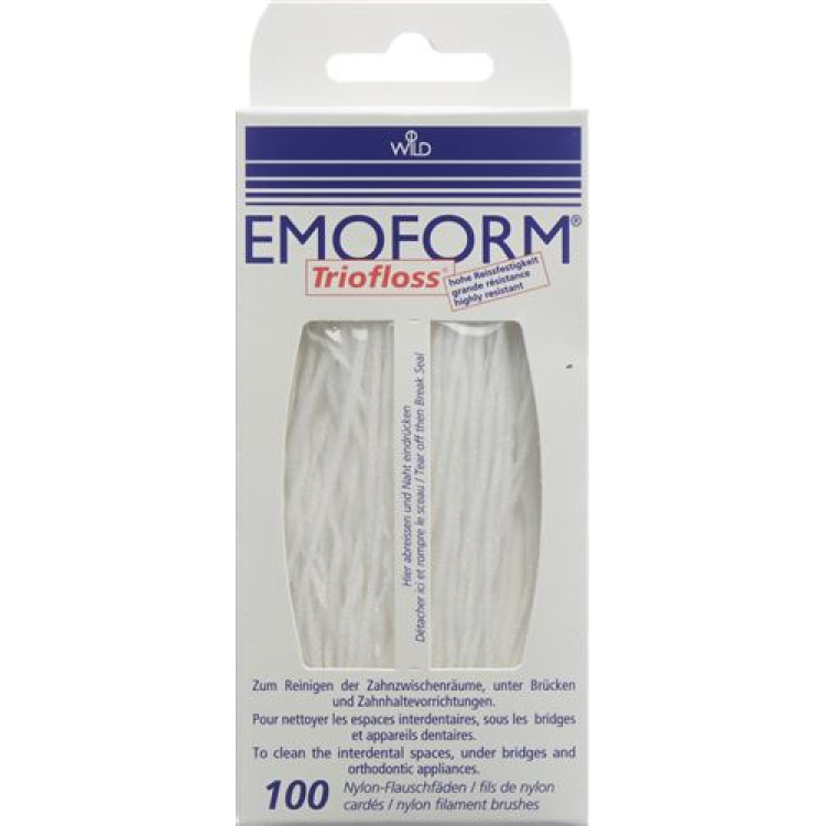 Emoform Trio Floss Disp 100 бр