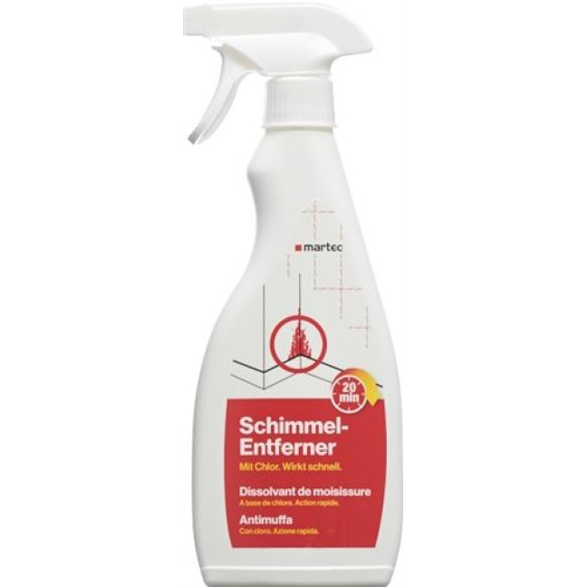 Martec Household Mildew Remover + Chlorine Spray 500ml