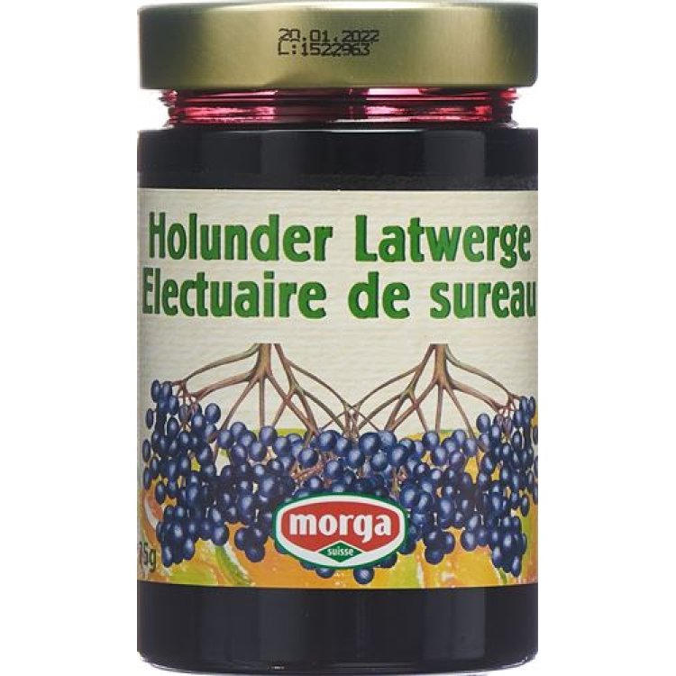 MORGA jam Elderberry electuary 375 g