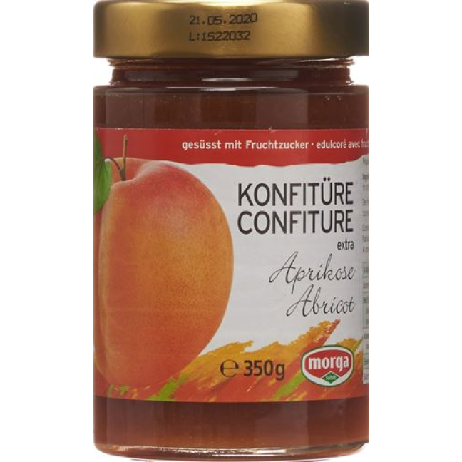 MORGA ஜாம் apricots Fruchtz 350 கிராம்