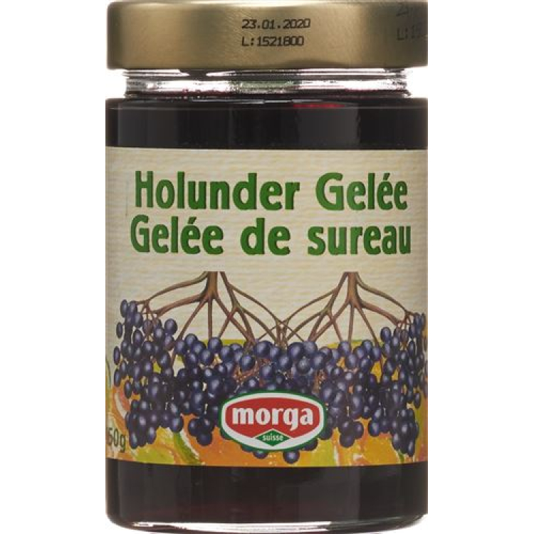 MORGA mermelada de saúco negro 350 g