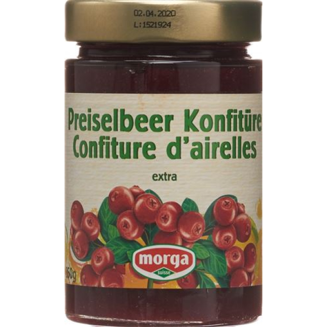 Morga យៈសាពូនមី cranberries 350 ក្រាម។
