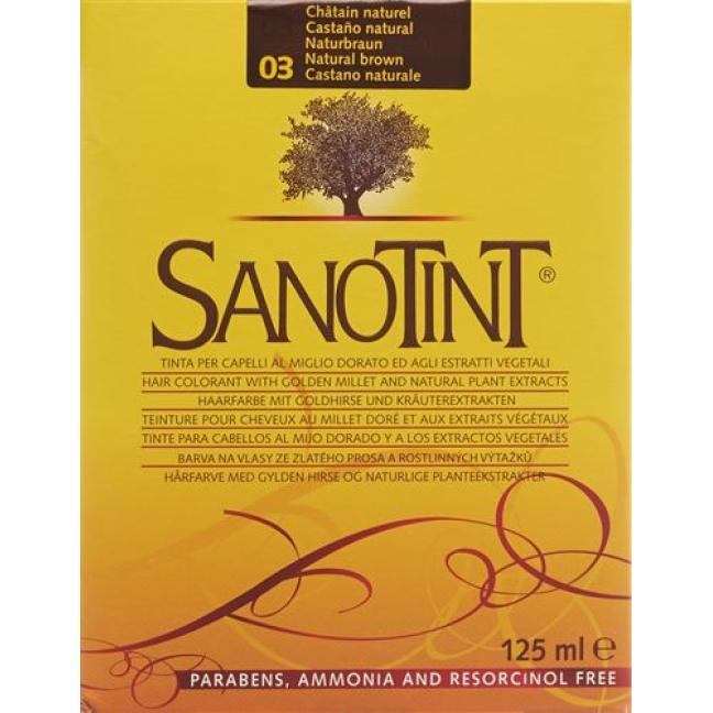 Tinte Sanotint 03 castaño natural