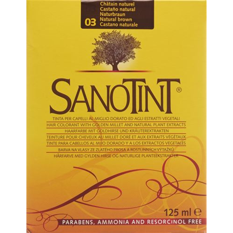 Sanotint Hair Color 03 ពណ៌ត្នោតធម្មជាតិ