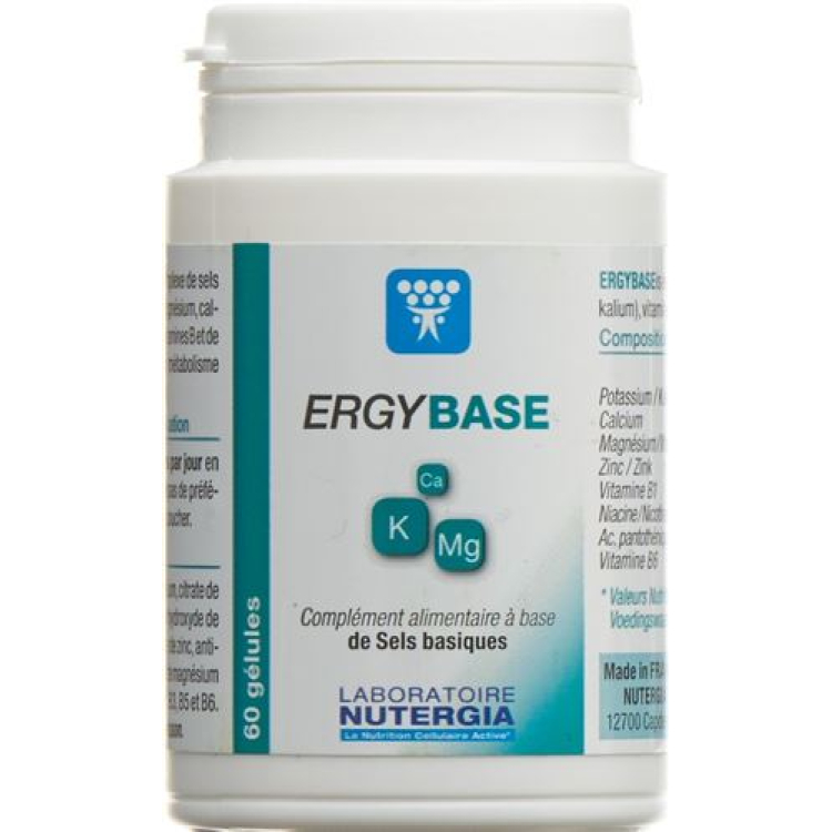 Nutergia Ergybase Gélules 60 ც