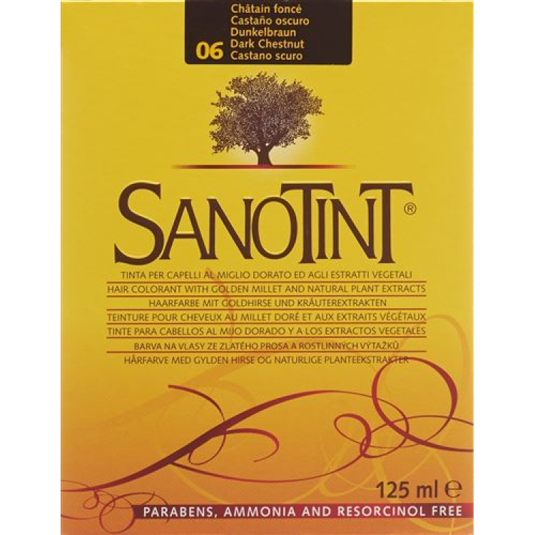 Sanotint hair color 06 dark brown