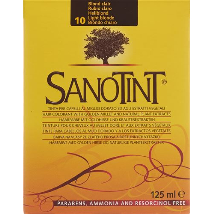 Sanotint ពណ៌សក់ប៍នតង់ដេង ១០