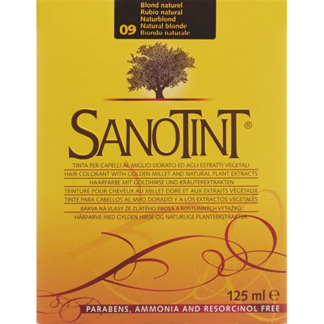 Sanotint Hair Color 09 բնական շիկահեր