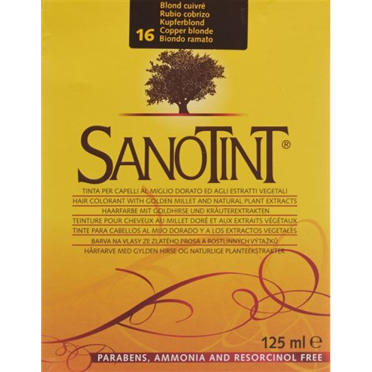 Sanotint hair color 16 copper blonde