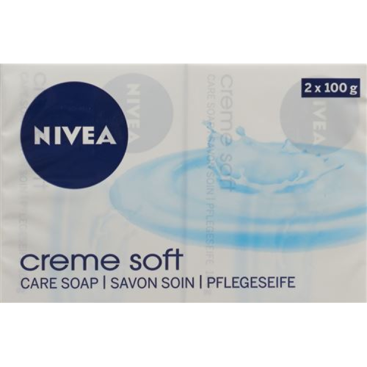 Nivea Kremowe Mydło Soft Duo 2 x 100 g