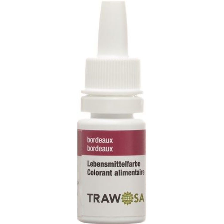 Trawosa prehrambena boja bordo 10 ml