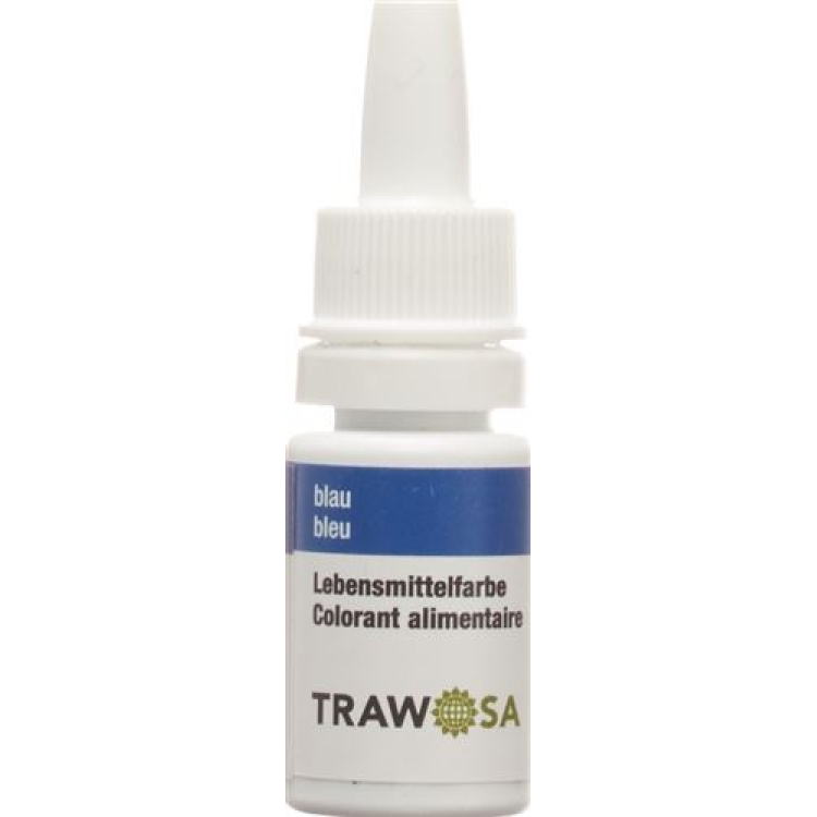 Trawosa matfarge blå 10 ml