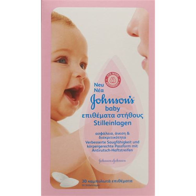 Johnson's szoptatós borogatás nem steril 30 db