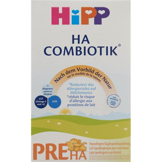 Hipp HA PRE fórmulas Combiotik 500 g