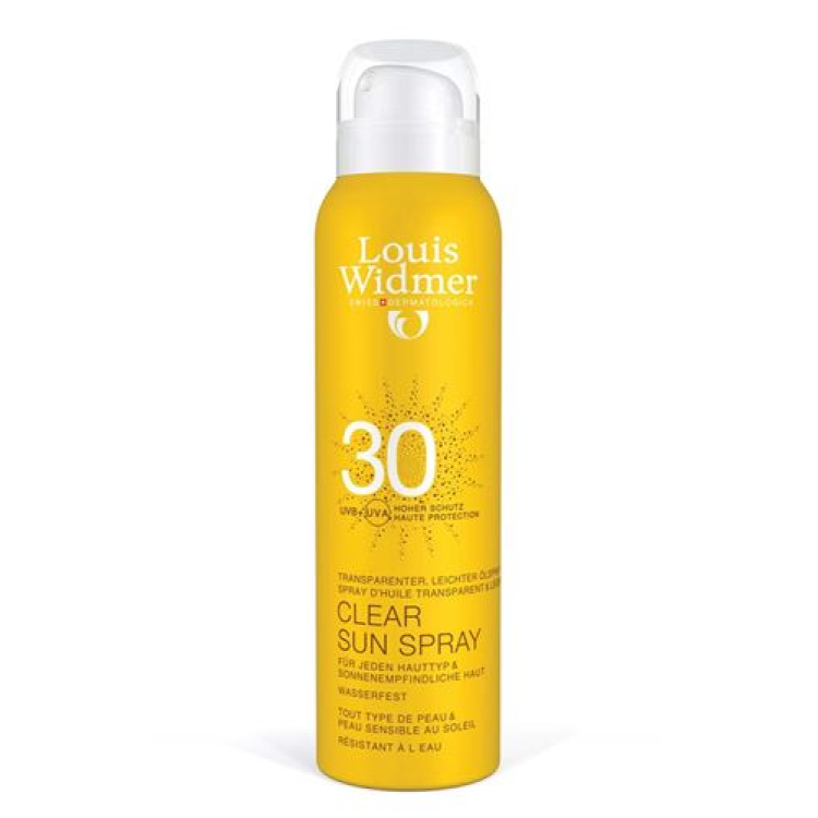 Louis Widmer Soleil Clear Sun 30 Parfém ve spreji 125 ml