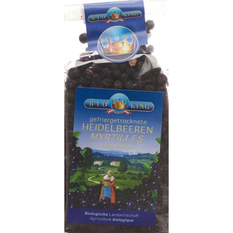 Bioking blueberries ស្ងួត 40 ក្រាម។