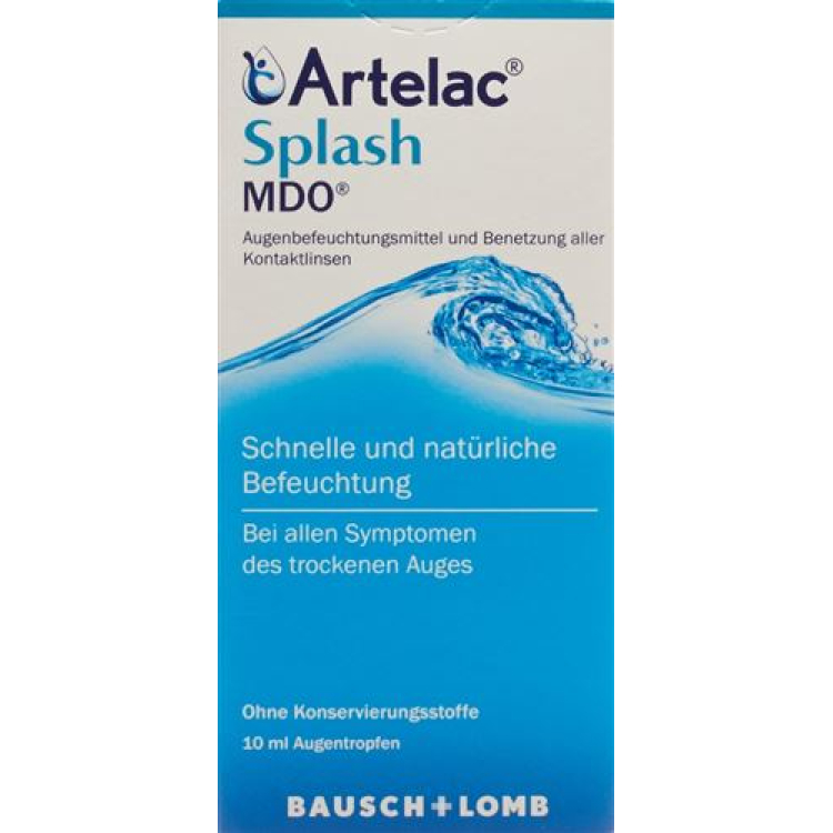 Artelac Splash MDO eye drops Bottle 10 ml