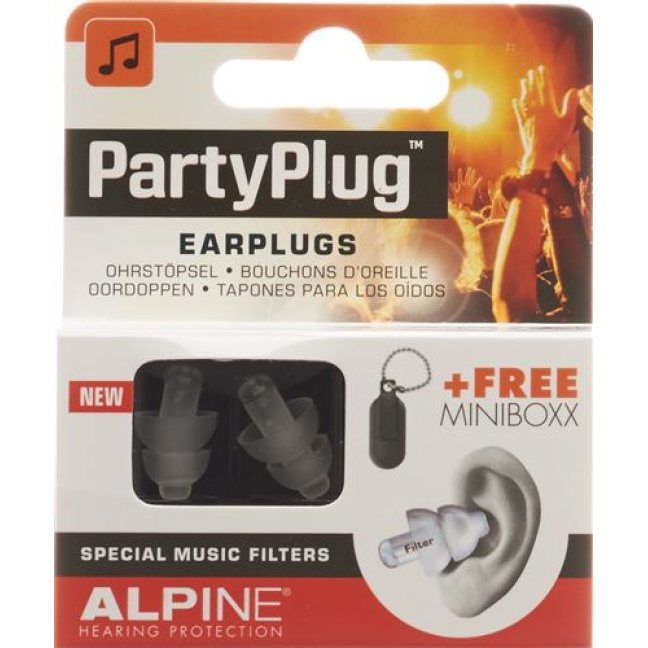 ALPINE PartyPlug earplugs 1 pair