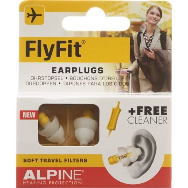 Tampão de ouvido ALPINE FlyFit par 1