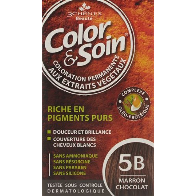 Color & Soin Coloration 5B marron chocolate 135 ml