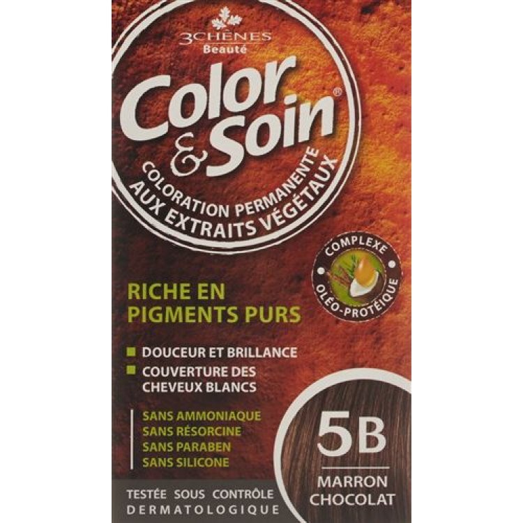 Color & Soin Coloration 5B marron čokolada 135 ml