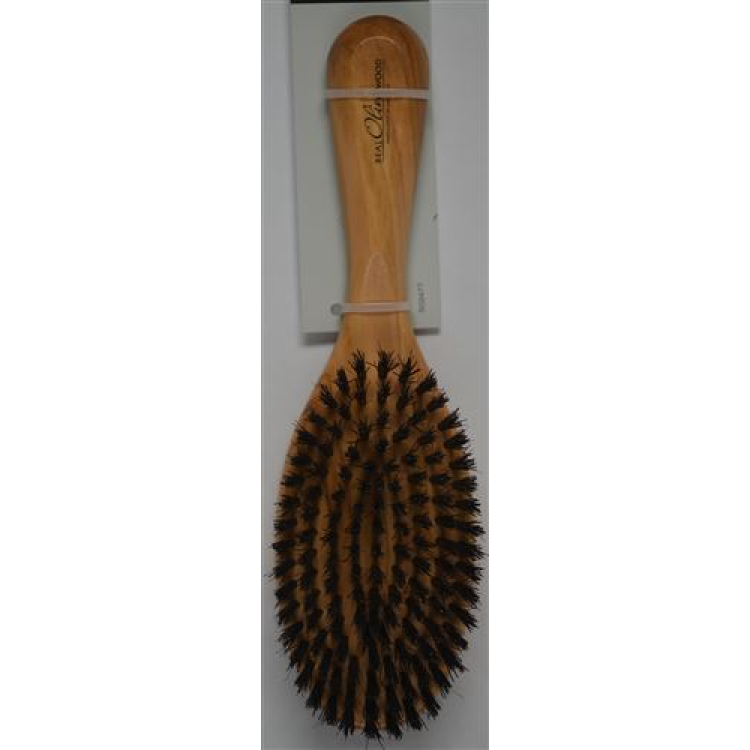 Brosse à cheveux en bois d'olivier HERBA