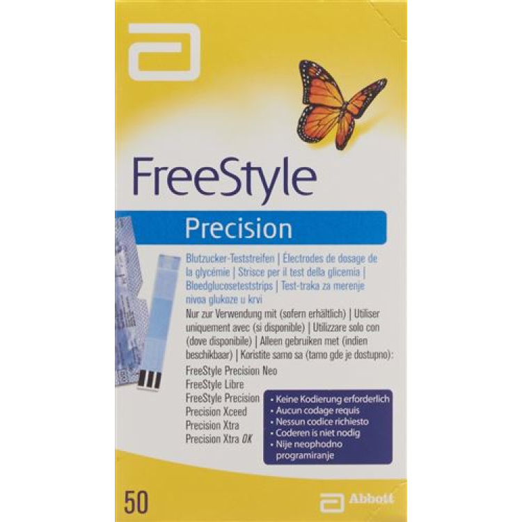 Abbott Freestyle Precision test zolaqları 50 ədəd