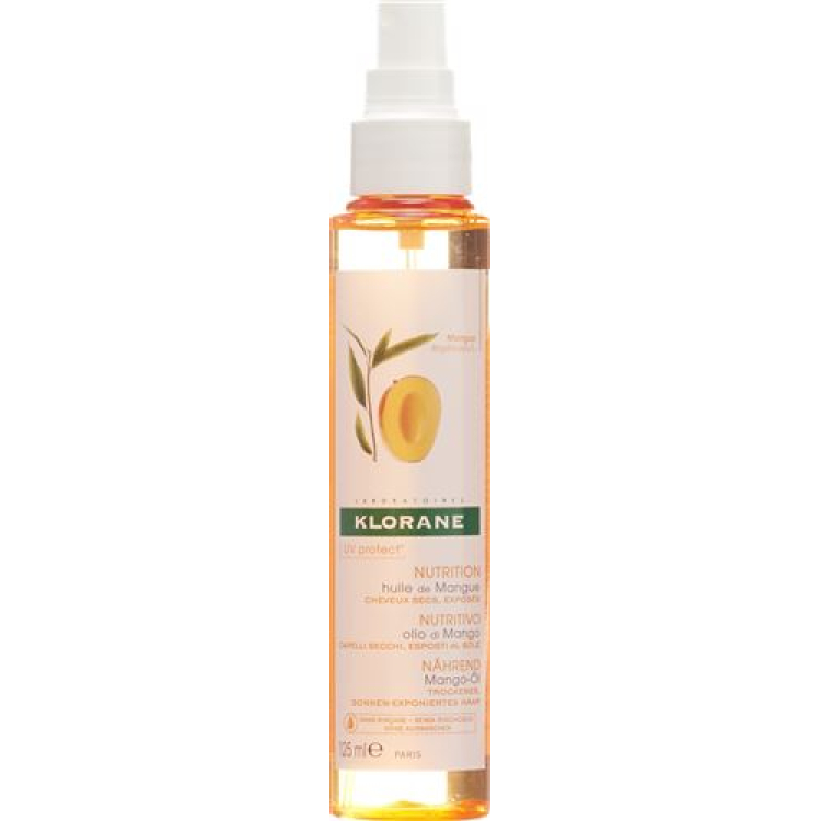 Klorane Mango Oil bezoplachová starostlivosť 125 ml