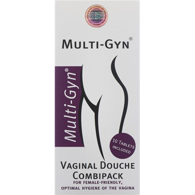 Multi-Gyn योनि खंगालना + चमकता हुआ टैबलेट CombiPack