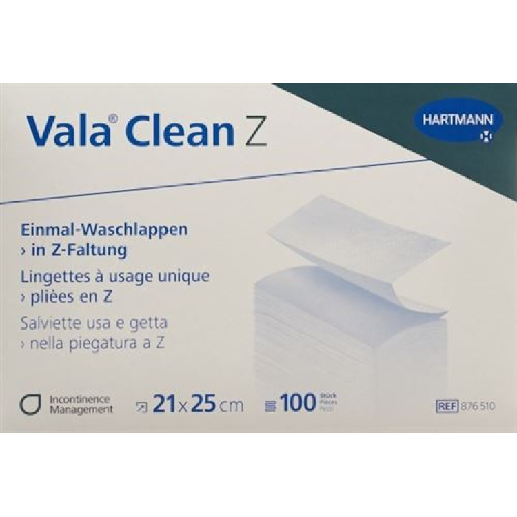 Салфетки одноразовые ValaClean Z 21x25см 100 шт.