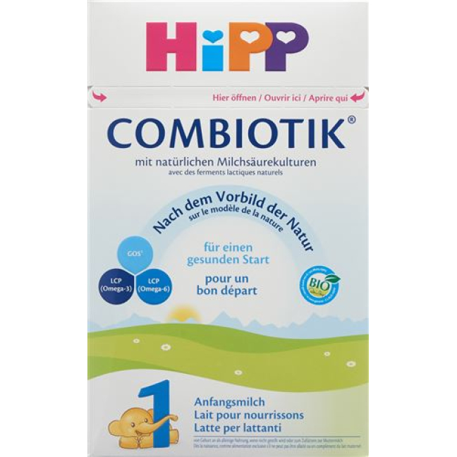 Hipp 1 ჩვილის რძე BIO Combiotik 25 ტომარა 23 გრ