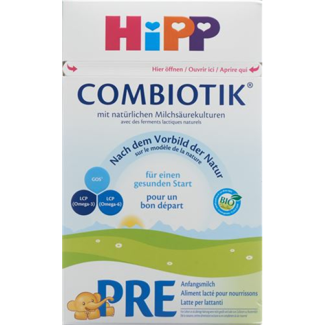 Hipp PRE starter milk BIO Combiotik 25 ថង់ 23 ក្រាម។
