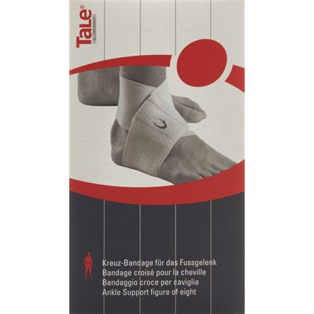 TALE Cross bandage កជើង 7.5cm ពណ៌ស