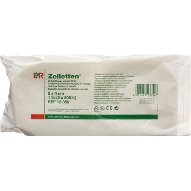 Lohmann Rauscher & Zelletten ក្រឡុក cellulose swabs 2 Stk