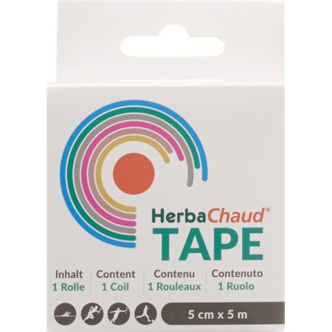 HerbaChaud Tape 5cmx5m rózsaszín