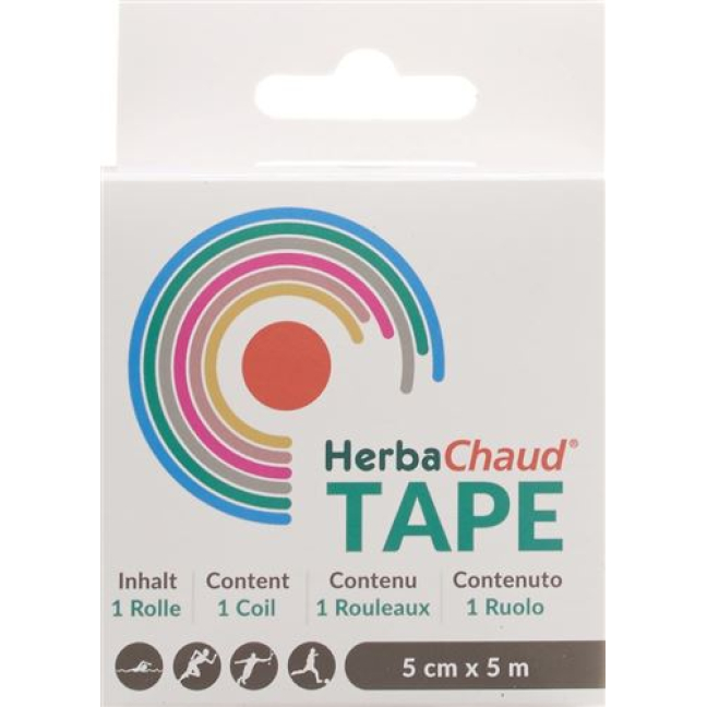 HerbaChaud Tape 5cmx5m black - Beeovita