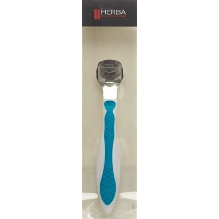 HERBA Hornhauthobel soft touch plava