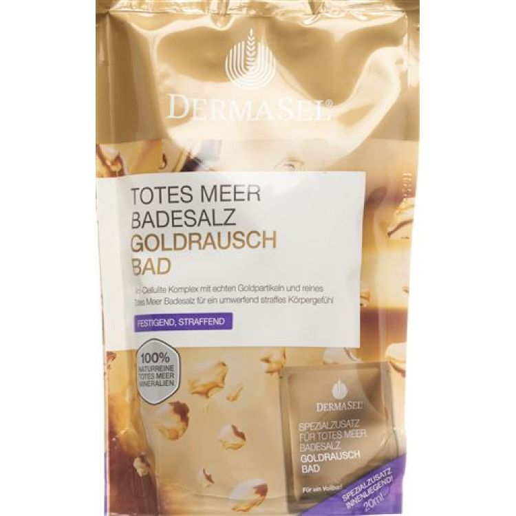 DermaSel Badesalz Goldrausch +20ml Btl 400 g