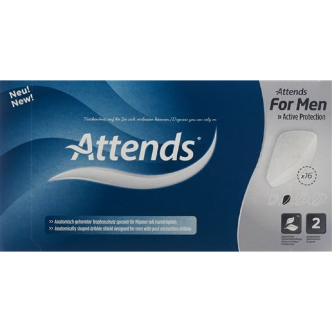 ATTENDS FOR MEN 2 men insert 16 pcs